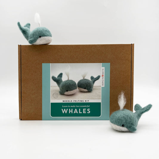 Needle Felting Kit - Whales